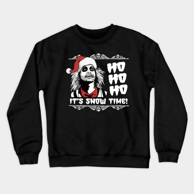 BEETLEJUICE, IT'S SNOW TIME! Crewneck Sweatshirt by Gothic Rose